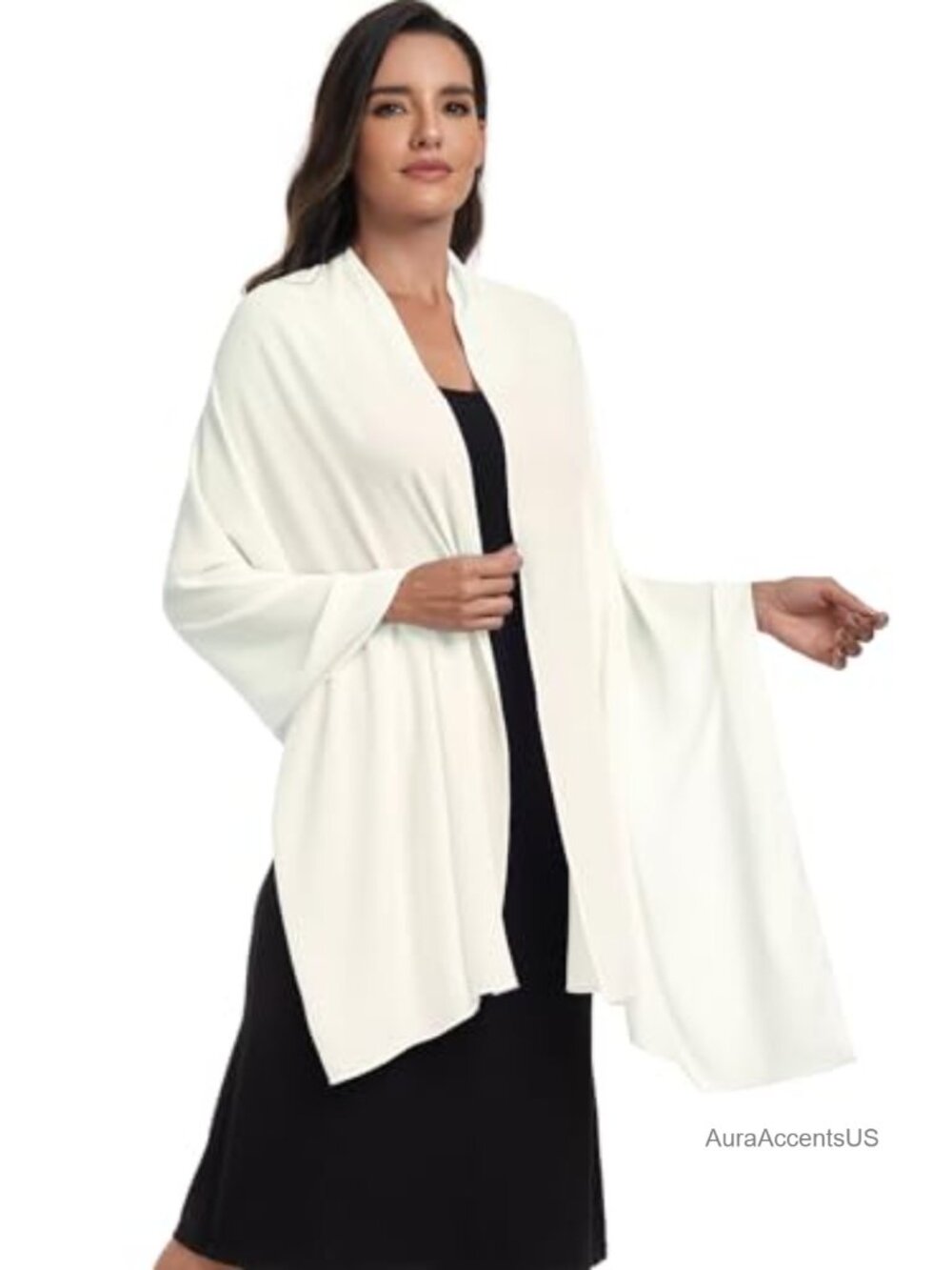 Chiffon Shawl Wrap for Women Wedding Pashmina Evening Party Scarf